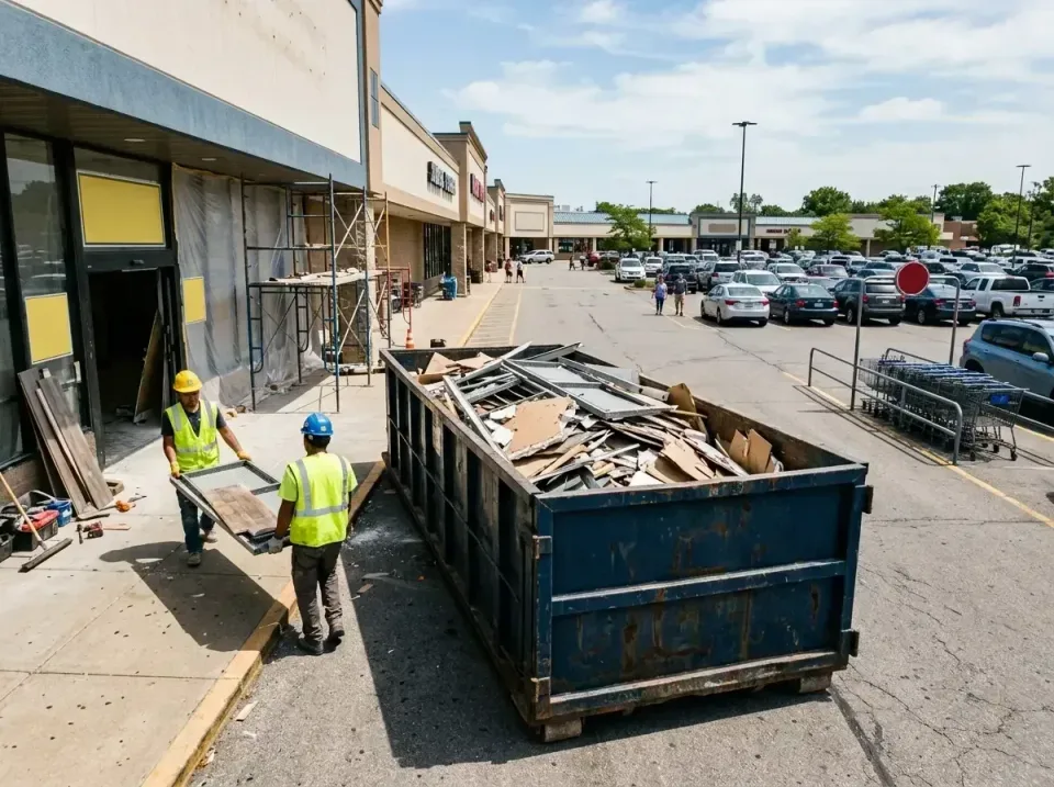 retail-store-renovation-debris-003 — frequently asked questions, Roll-off Dumpster Rentals in North Laurel, MD